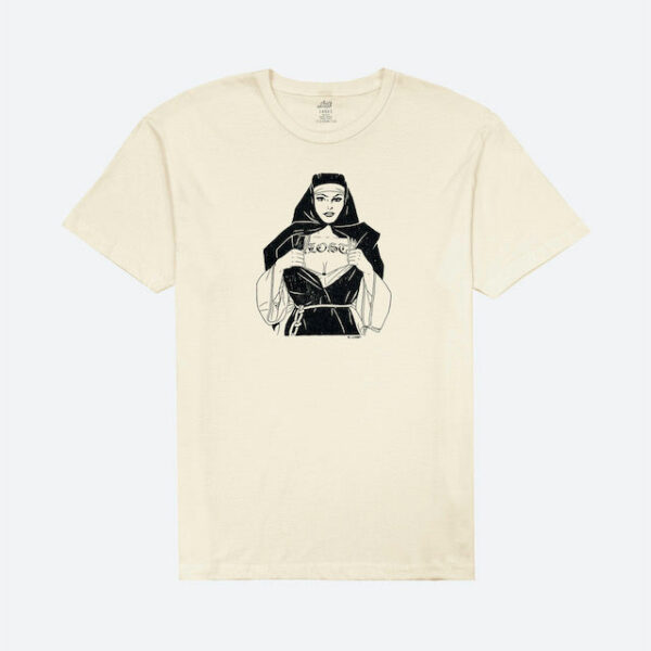 Stylish art print on cotton T-shirt