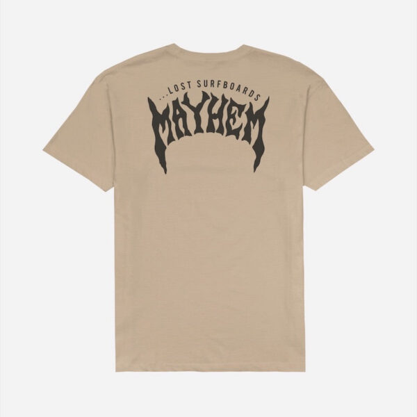Casual tee featuring bold text design
