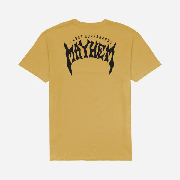 Stylish mustard T-shirt design