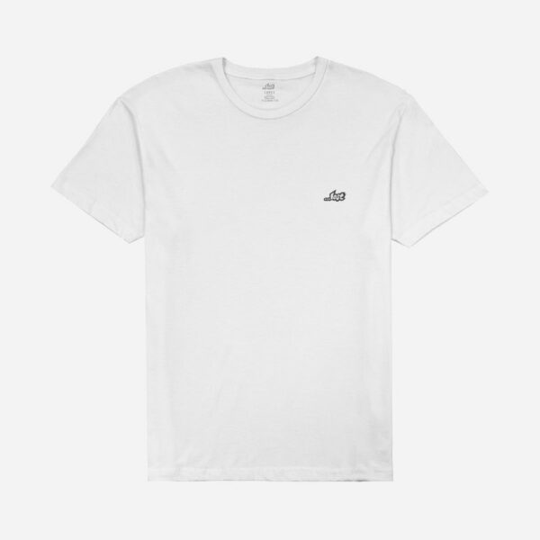 Plain white tee front view
