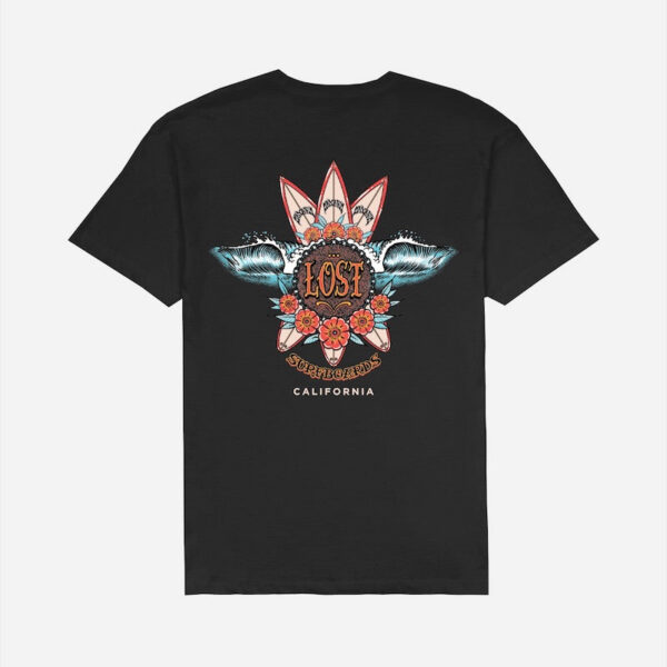 Californian-themed shirt with unique graphic design