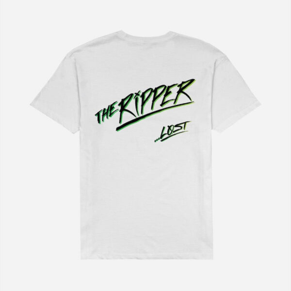 Back view of "The Ripper" T-shirt