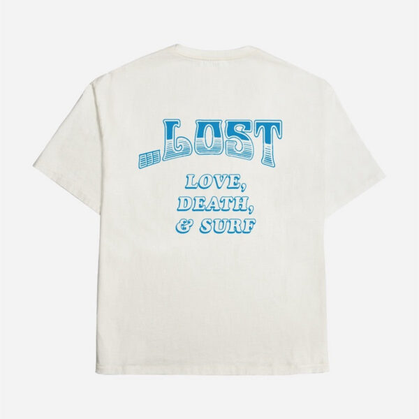 Graphic tee featuring surf-themed words
