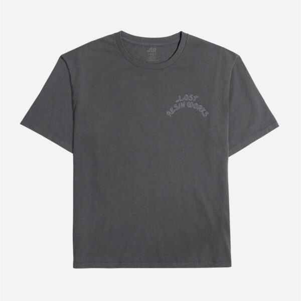 Plain gray T-shirt on white background