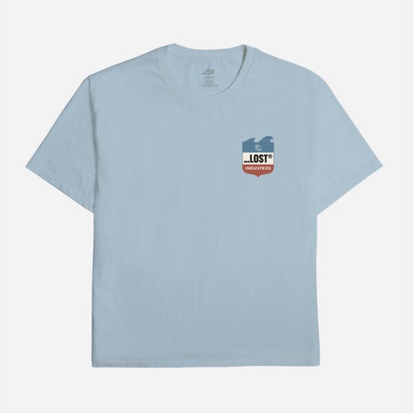 Simple T-shirt with front emblem design