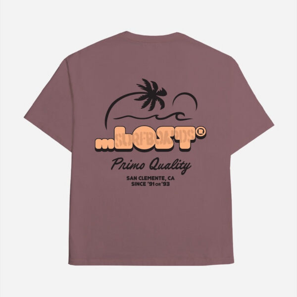 Surf-themed t-shirt with retro text