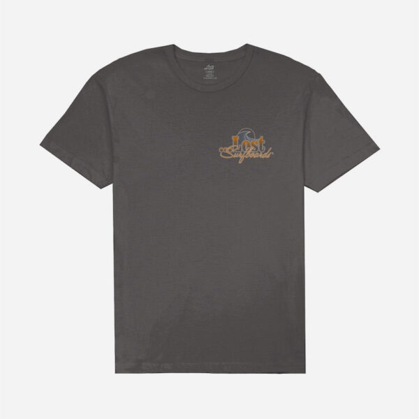Gray T-shirt with small front graphic
