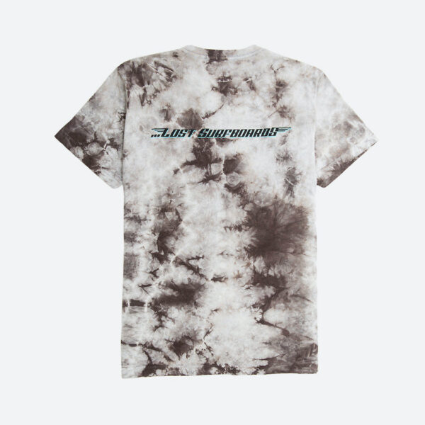 Tie-dye t-shirt with logo design