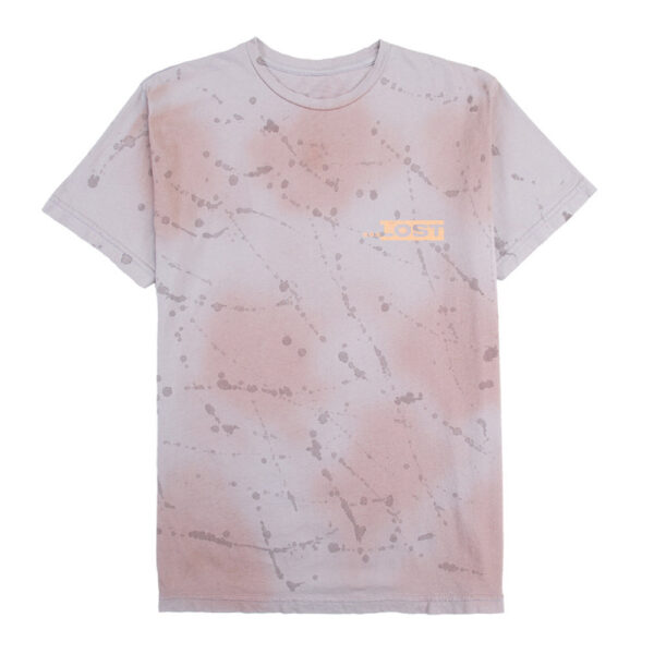 Tie-dye t-shirt with subtle pattern
