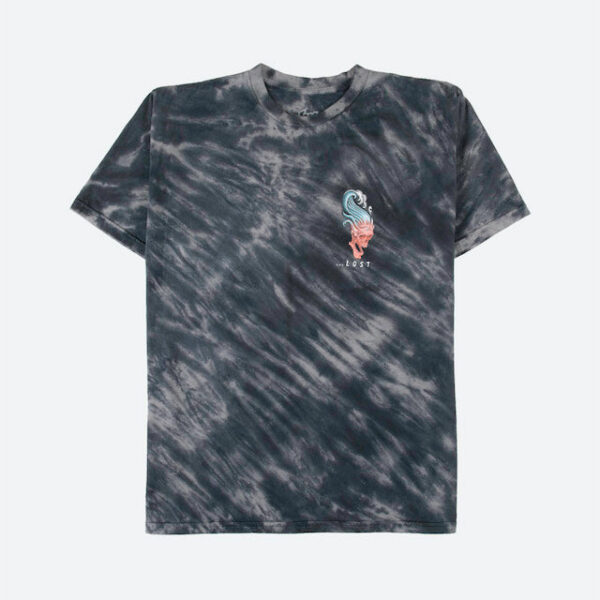 Artistic T-shirt with unique dye pattern