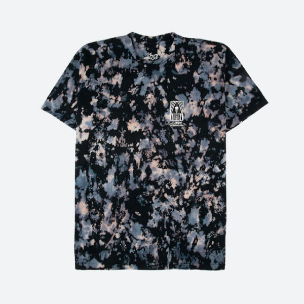 Tie-dye T-shirt with abstract pattern