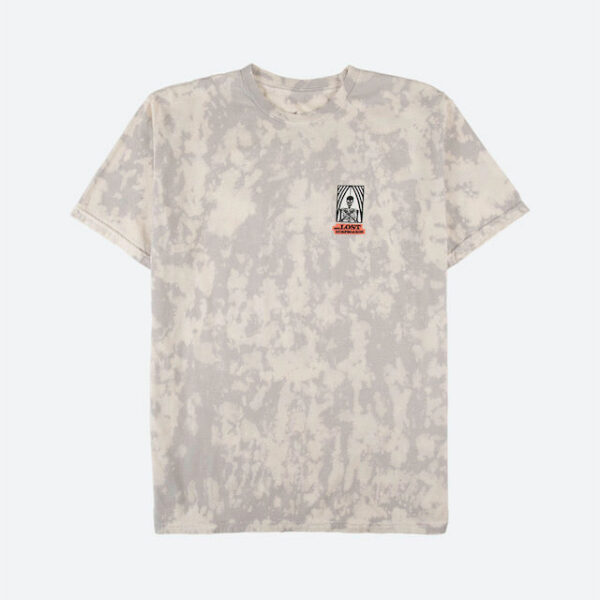 Light gray t-shirt with abstract design