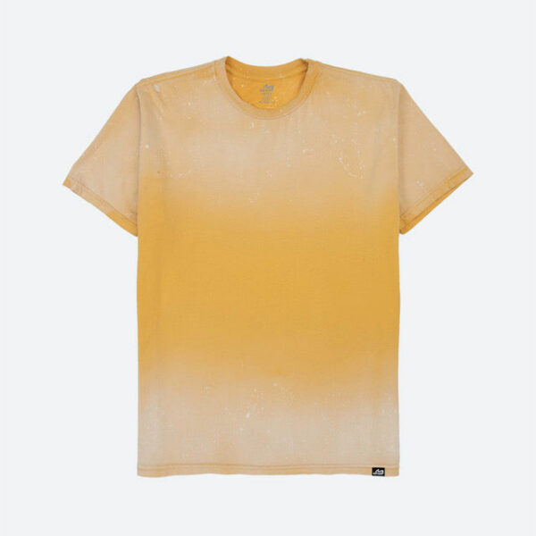 Gradient yellow and white T-shirt