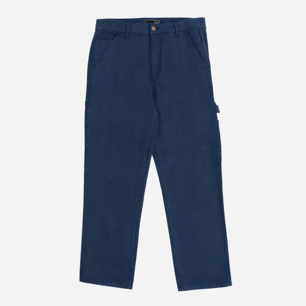 Men's straight-leg blue jeans