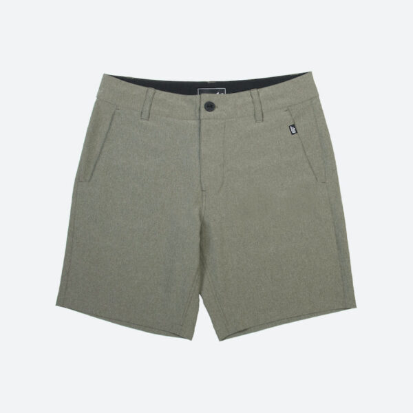 Simple gray shorts front view
