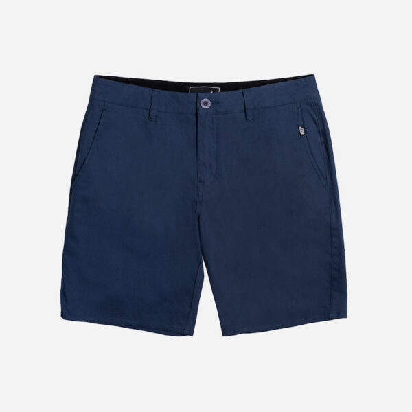Classic navy shorts front view