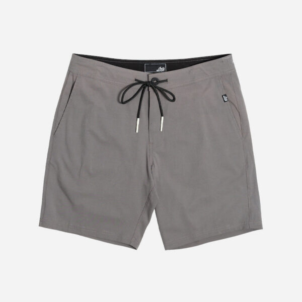 Men's gray drawstring shorts
