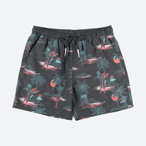 Palm tree printed shorts