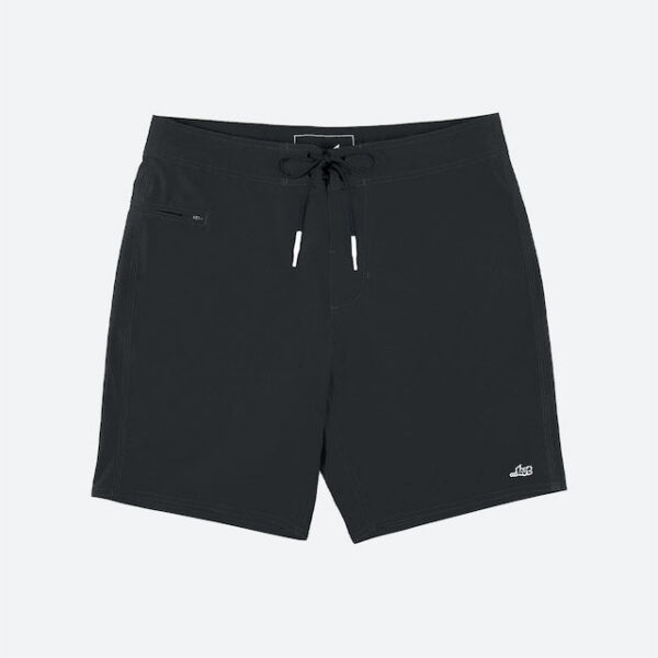 Men's black swim trunks
