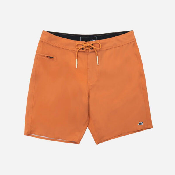 Men's orange board shorts