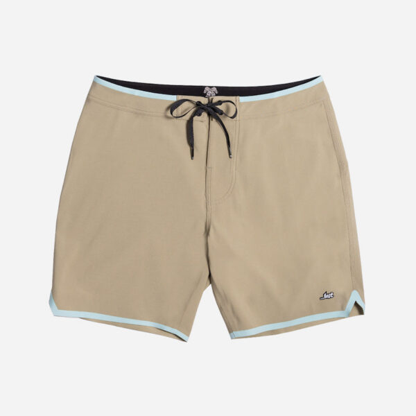 Men's beige swim trunks
