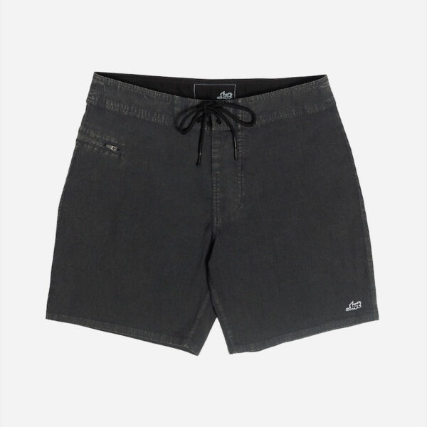 Men's black board shorts