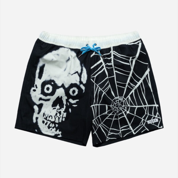 Halloween-themed swim shorts