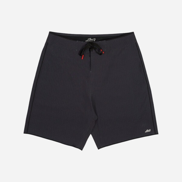 Black swim trunks with drawstring
