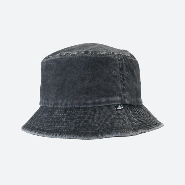Black denim bucket hat