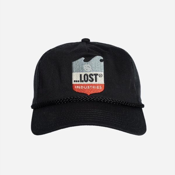 Trucker hat featuring Lost Industries patch