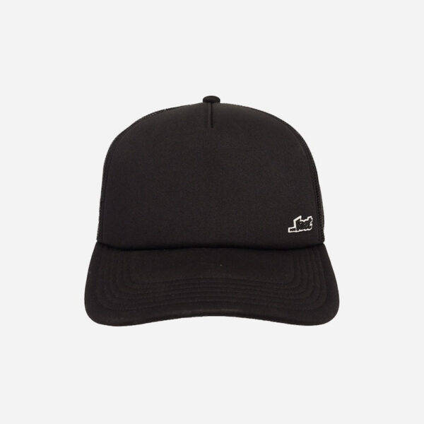 Minimalist black cap front view