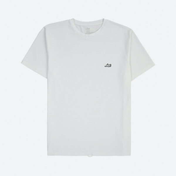 Plain white shirt with emblem